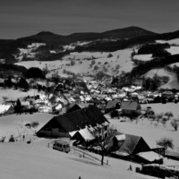 Orbey sous la neige