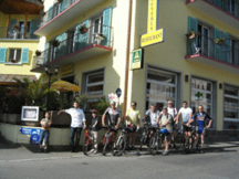 Départ randonnée groupe cyclos Départ randonnée groupe cyclos
